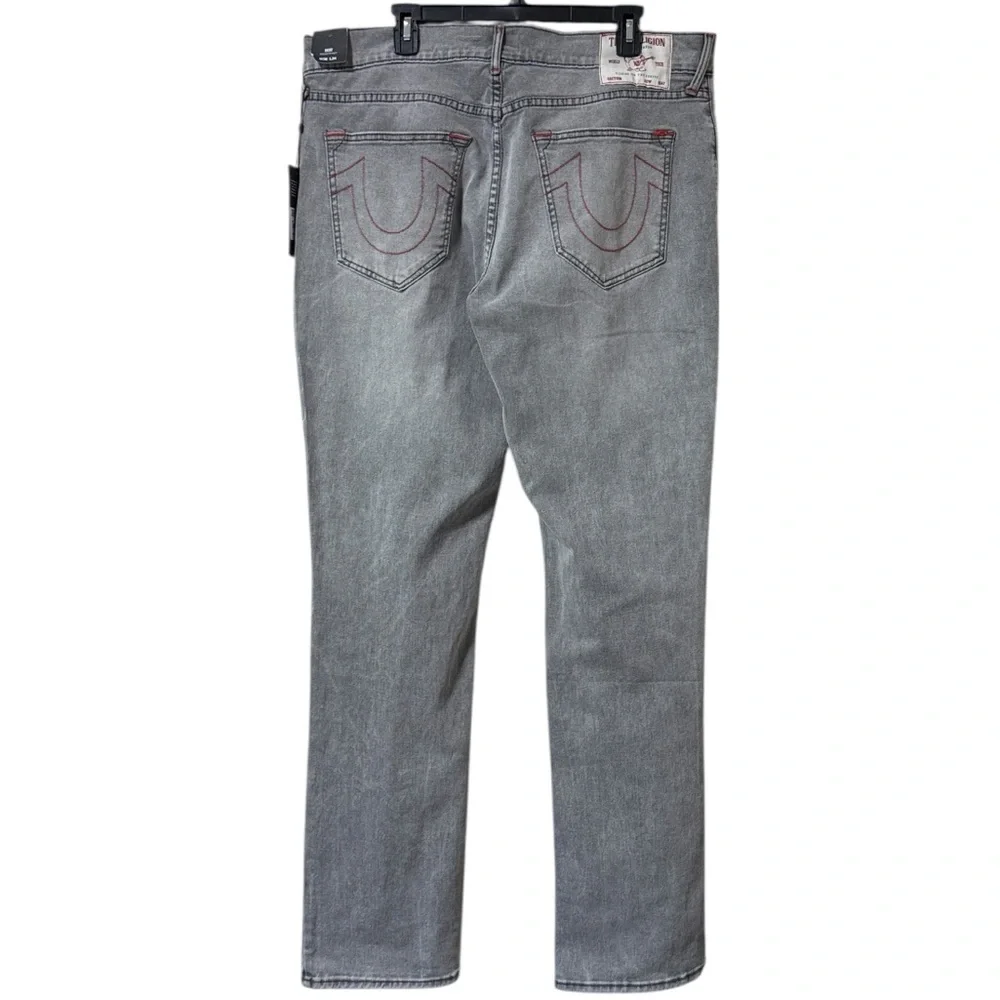 True Religion Ricky Relaxed Straight Leg Jeans Size 36 x 34